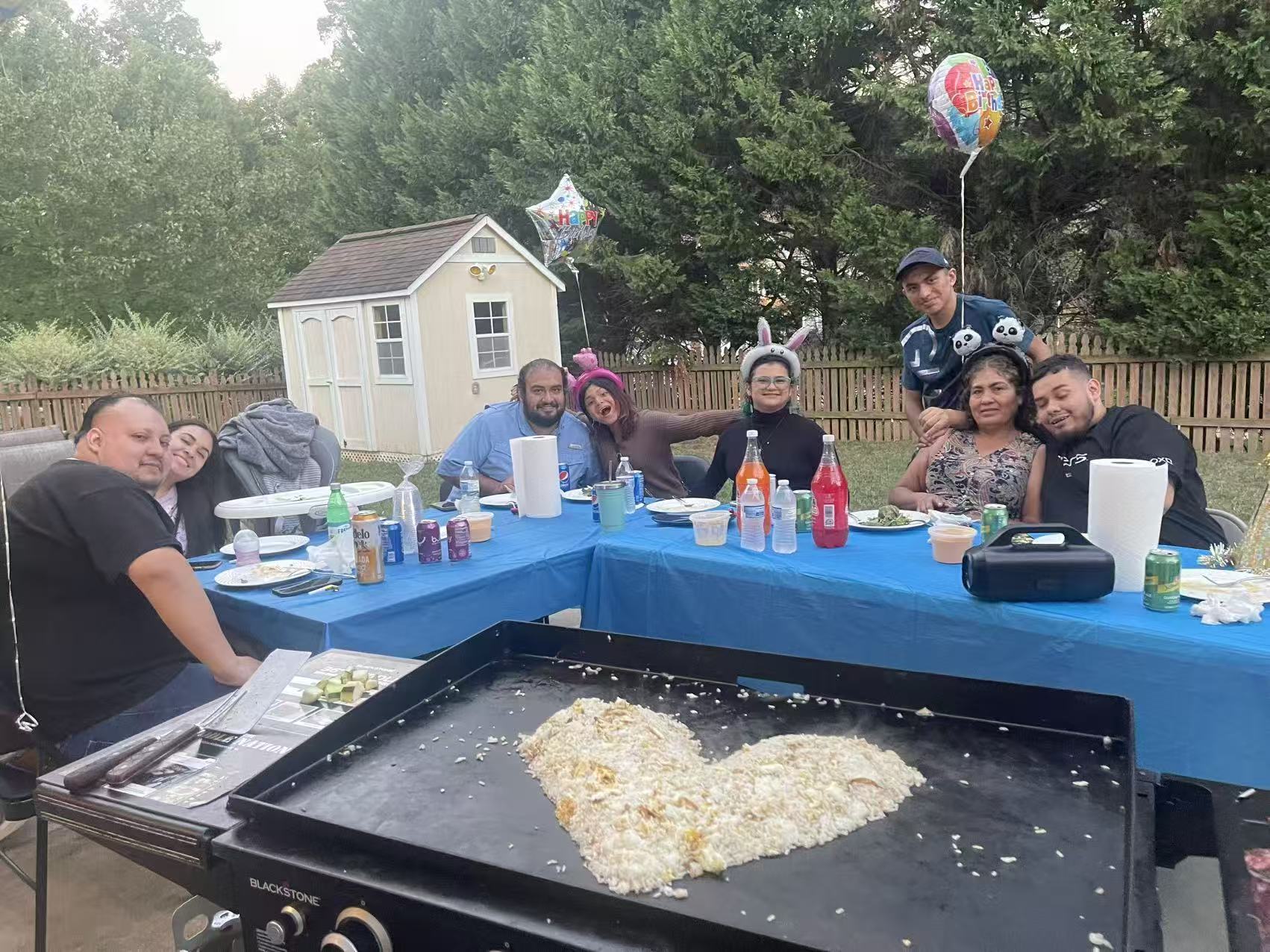 Private hibachi chef party in Elgin, SC — outdoor hibachi catering by HibachiNearby